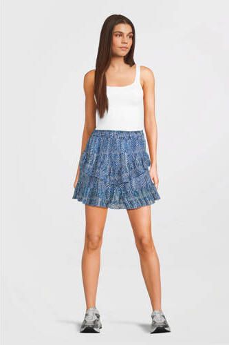 AI&KO rok met dierenprint blauw Meisjes Polyester Dierenprint 140 - Foto 3