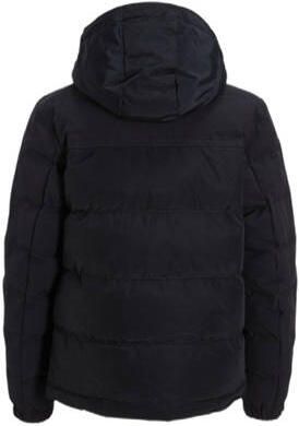 Airforce gewatteerde winterjas DENNIS donkerblauw Jongens Polyester Capuchon 116