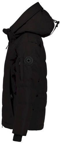 Airforce gewatteerde winterjas Mitchell zwart Jongens Polyester Capuchon 176 - Foto 2