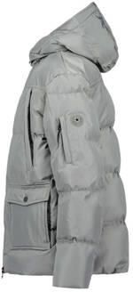 Airforce gewatteerde winterjas OTIS grijs Jongens Polyester Capuchon Effen 164 - Foto 2