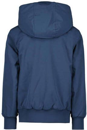 Airforce gewatteerde winterjas van gerecycled polyester middenblauw Jongens Gerecycled polyester (duurzaam) Capuchon 140 - Foto 2