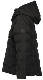 Airforce gewatteerde winterjas zwart Polyester Capuchon Effen 128 - Foto 2