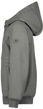 Airforce softshell jas zomer grijs Jongens Polyester Capuchon Effen 104