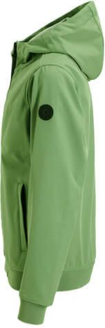 Airforce softshell jas zomer groen Jongens Polyester Capuchon Effen 176