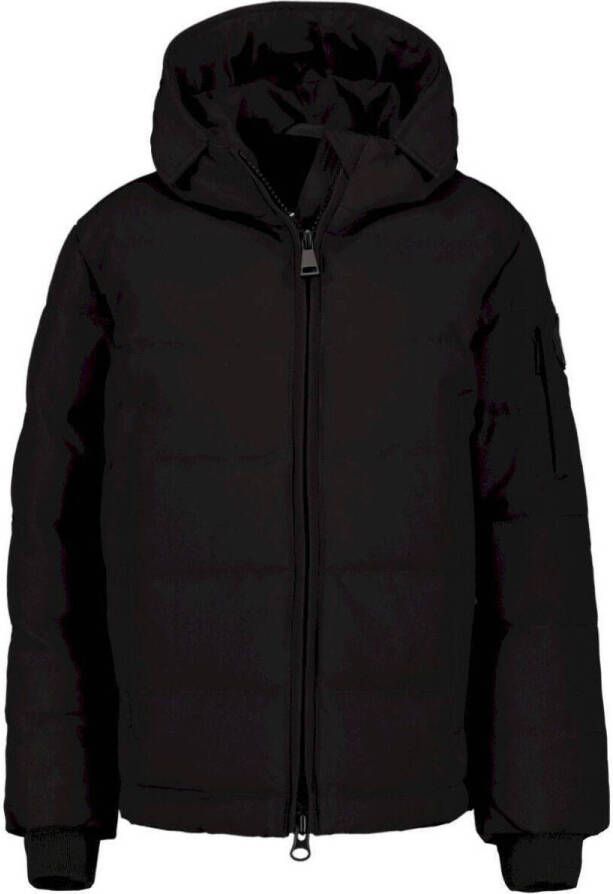 Airforce gewatteerde winterjas Mitchell zwart Jongens Polyester Capuchon 176 - Foto 3