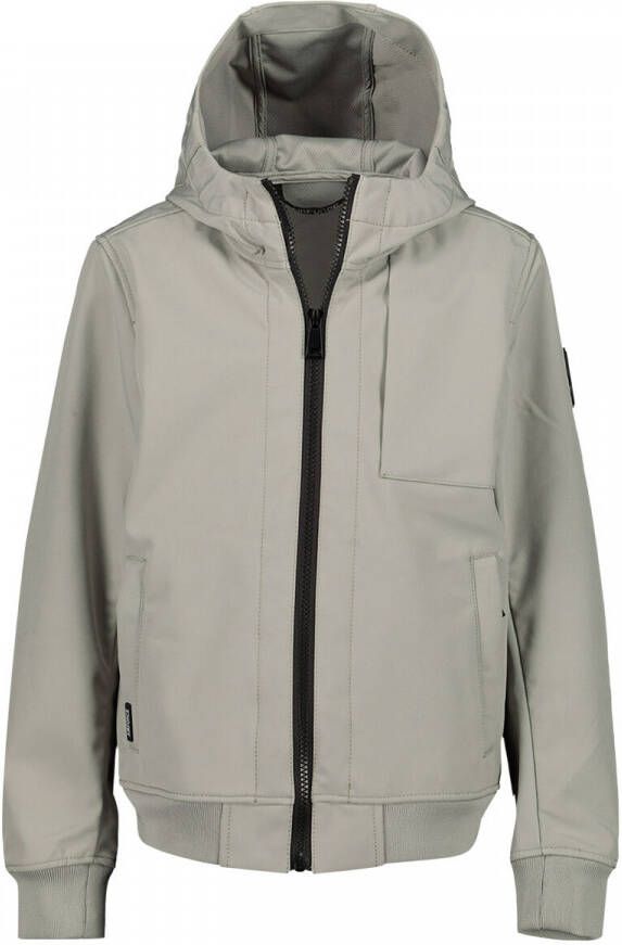 Airforce zomerjas grijs Jongens Polyester Capuchon Effen 116