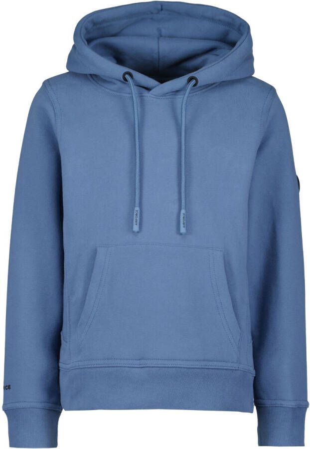 Airforce hoodie zachtblauw Sweater 104 | Sweater van
