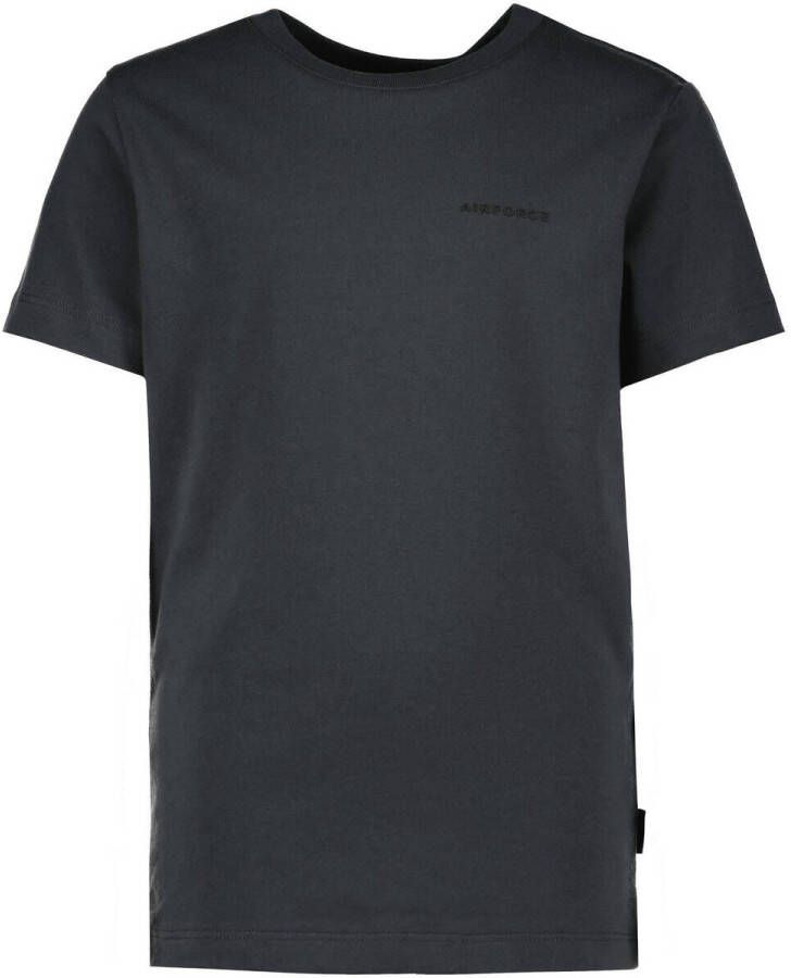 Airforce T-shirt grijs Jongens Sweat (duurzaam) Ronde hals 152