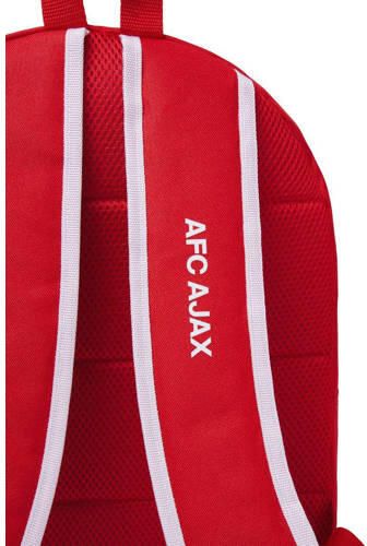 Ajax rugzak groot rood wit Polyester Logo