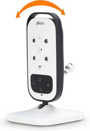 Alecto DVM-75 babyfoon met camera en 2.4' kleurenscherm Wit