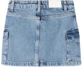 Alix the Label Alix Mini rok denim blue Blauw Meisjes Katoen Effen 122 128 - Foto 2