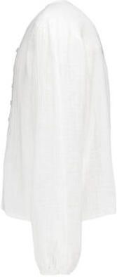 America Today blouse Blaire JR wit Meisjes Katoen V-hals Effen 146 152