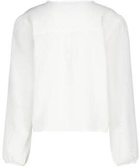 America Today blouse Blaire JR wit Meisjes Katoen V-hals Effen 146 152 - Foto 3