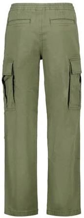 America Today cargobroek armygroen Jongens Stretchkatoen Effen 122 128