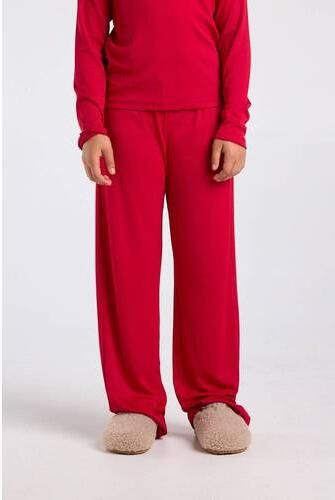 America Today casual broek rood Meisjes Polyester Effen - Foto 3