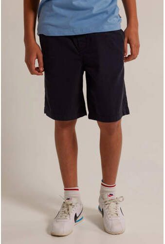 America Today casual short donkerblauw Korte broek Jongens Katoen Effen 134 140 - Foto 2