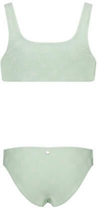 America Today crop bikini mintgroen Meisjes Polyamide 134 140