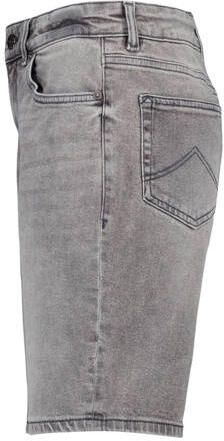 America Today denim short grey denim Grijs Jongens Katoen Effen 170 176