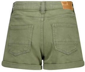 America Today denim short olijfgroen Korte broek Effen 122 128 - Foto 3