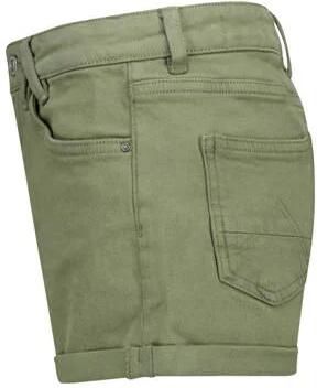 America Today denim short olijfgroen Korte broek Effen 122 128 - Foto 2