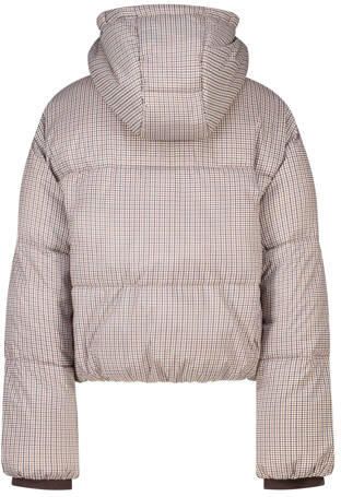 America Today geruite winterjas beige Meisjes Polyamide Ronde hals Ruit - Foto 3
