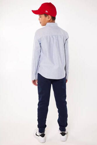 America Today gestreept overhemd Hiller Jr lichtblauw wit Jongens Katoen Button down 122 128 - Foto 3
