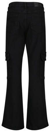 America Today high waist flared jeans Pilar JR black Zwart Meisjes Stretchdenim 122 128 - Foto 2
