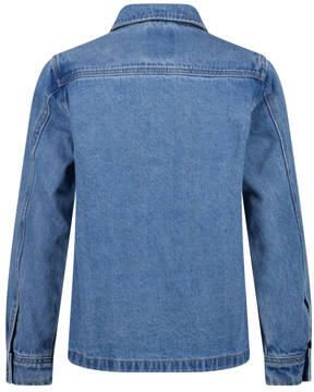America Today Hogan Denim JR overshirt medium blue Overhemd Blauw Jongens Sweat Klassieke kraag 122 128
