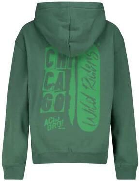 America Today hoodie groen Trui Jongens Katoen Capuchon Effen 122 128 - Foto 2