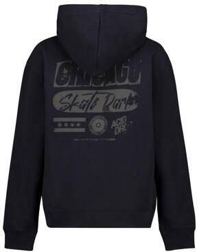America Today hoodie zwart Trui Jongens Katoen Capuchon Effen 122 128