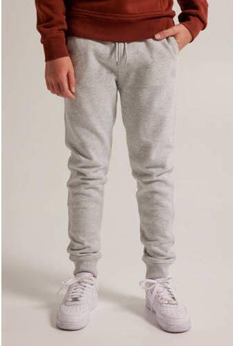 America Today joggingbroek lichtgrijs Jongens Katoen Effen 134 140 - Foto 2