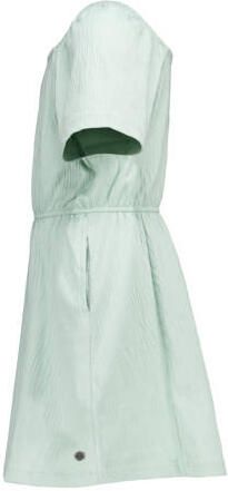 America Today jurk mintgroen Meisjes Katoen Boothals Effen 122 128