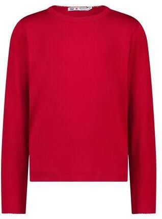 America Today longsleeve rood Meisjes Polyester Ronde hals Effen - Foto 4