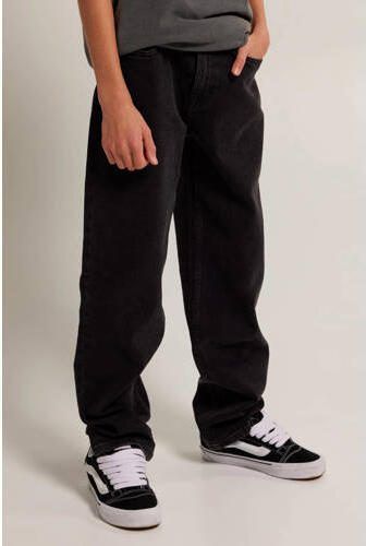 America Today loose fit jeans Dallas washed black Zwart Jongens Denim Effen 158 164