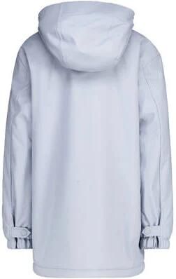 America Today regenjas babyblauw Meisjes Polyester Capuchon Effen 122 128