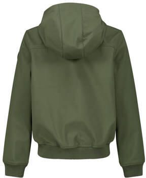 America Today regenjas groen Jongens Polyester Capuchon Effen 122 128