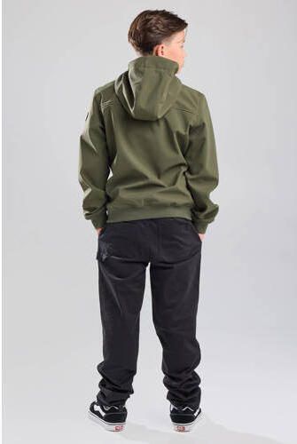 America Today regenjas groen Jongens Polyester Capuchon Effen 122 128 - Foto 2