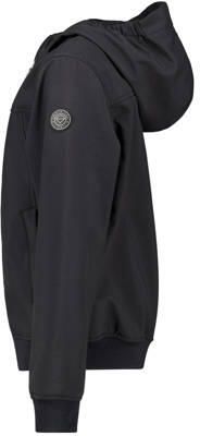 America Today regenjas zwart Jongens Polyester Capuchon Effen 122 128