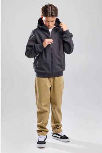 America Today regenjas zwart Jongens Polyester Capuchon Effen 122 128 - Foto 2