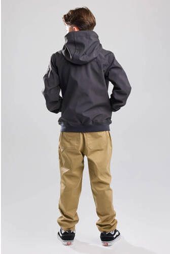 America Today regenjas zwart Jongens Polyester Capuchon Effen 122 128 - Foto 3