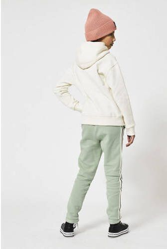 America Today regular fit joggingbroek Celina JR met zijstreep mintgroen Meisjes Katoen 122 128 - Foto 4
