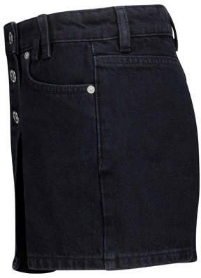 America Today skort black denim Rok Zwart Effen 122 128