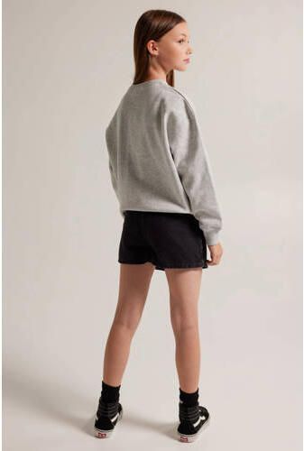 America Today skort River black denim Rok Zwart Effen 122 128 - Foto 2