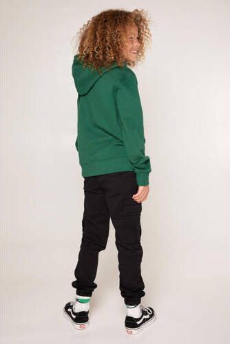 America Today slim fit cargobroek Pharrel JR zwart Jongens Stretchkatoen 122 128 - Foto 5