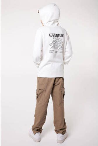 America Today straight fit cargobroek Payne JR beige Bruin Jongens Sweat 122 128 - Foto 3