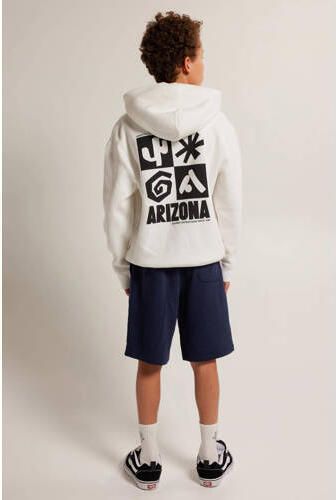 America Today sweatshort dark blue Blauw Jongens Katoen Backprint 122 128