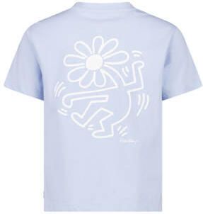 America Today T-shirt met backprint Blauw Meisjes Katoen Ronde hals Backprint 134 140 - Foto 3
