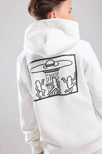 America Today T-shirt met backprint ecru Jongens Sweat Capuchon Backprint 122 128 - Foto 3