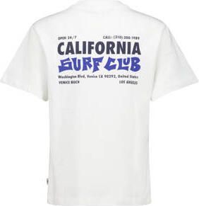 America Today T-shirt met backprint wit Jongens Katoen Ronde hals Backprint 122 128