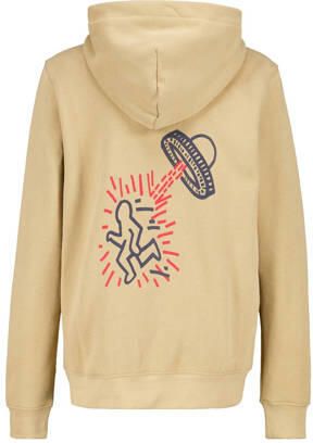 America Today T-shirt met backprint zand Beige Jongens Sweat Capuchon Backprint 134 140